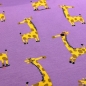 Preview: Jersey ♥ Giraffes | Giraffen lavendel